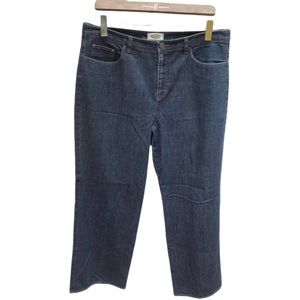 Talbots Stretch Denim Jeans Size 12 Excellent Condition Super Soft Medium Dark